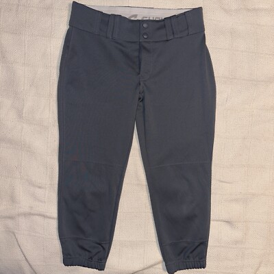 Champro Women's Select Belted Fastpitch Softball Pants Size Meduim Gray