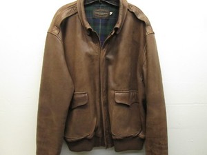 Details About Vtg Andrisen Morton Colorado Men S Xl Brown Leather Jacket Flannel Lined Coat