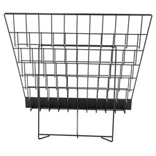 6-Tier Wire Countertop Rack Comic Book Rack Book Display Stand For Books DVD CD