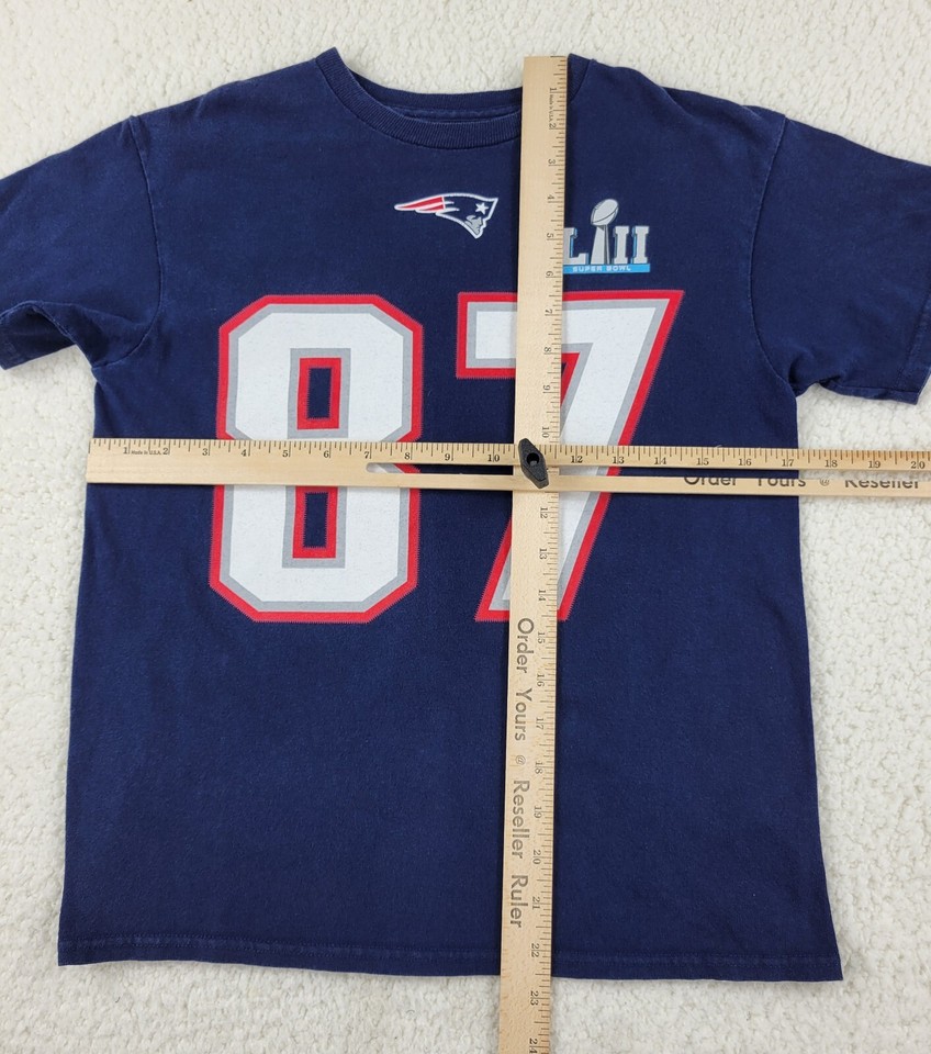 Rob Gronkowski 87 NFL New England Patriots Youth Size Football Shirt