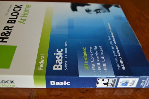 2011 H&R Block TaxCut Federal Basic turbo New sealed CD formerly Tax Cut New Box - Picture 2 of 2