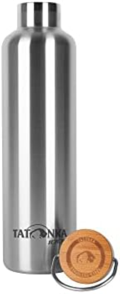 Tatonka Borraccia in acciaio inox Hot + Cold Stuff Bamboo Lid, 1000 ml, infrangi