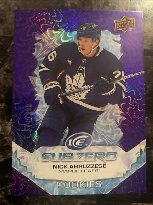 Nick Abruzzese  Rookie Base 2022-23 UD Ice Hockey Subzero 641/999