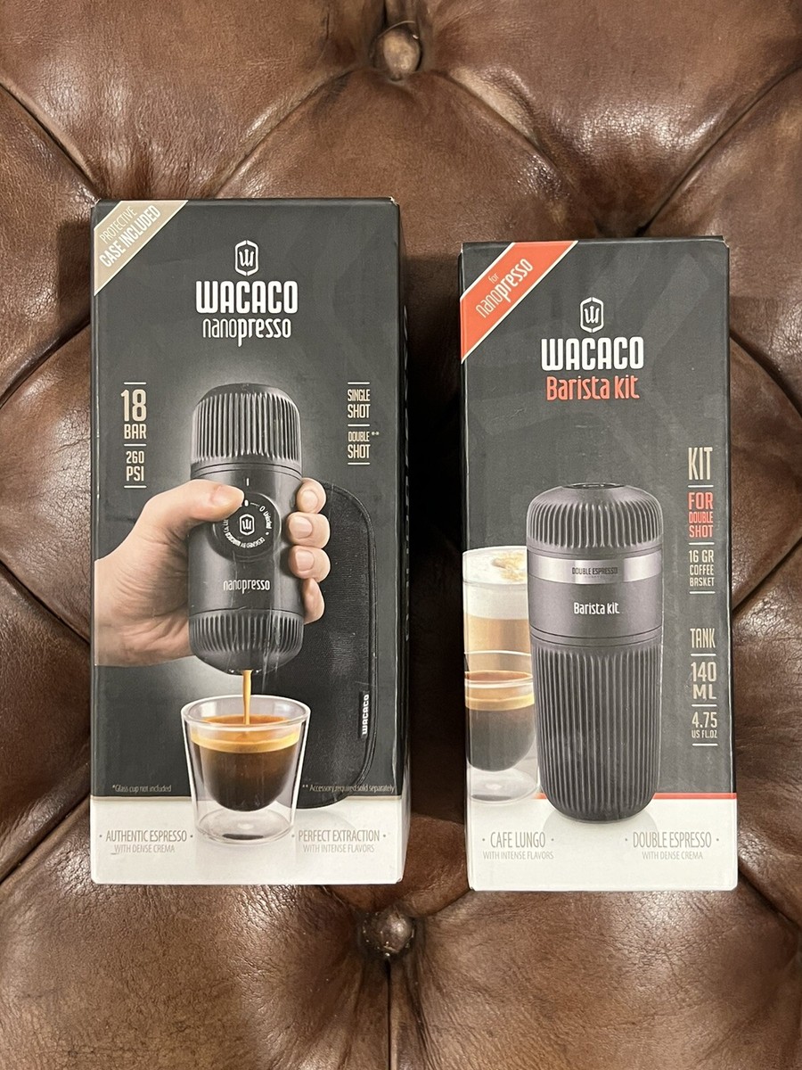 100% Brand New Wacaco Nanopresso with Barista Kit and hard case