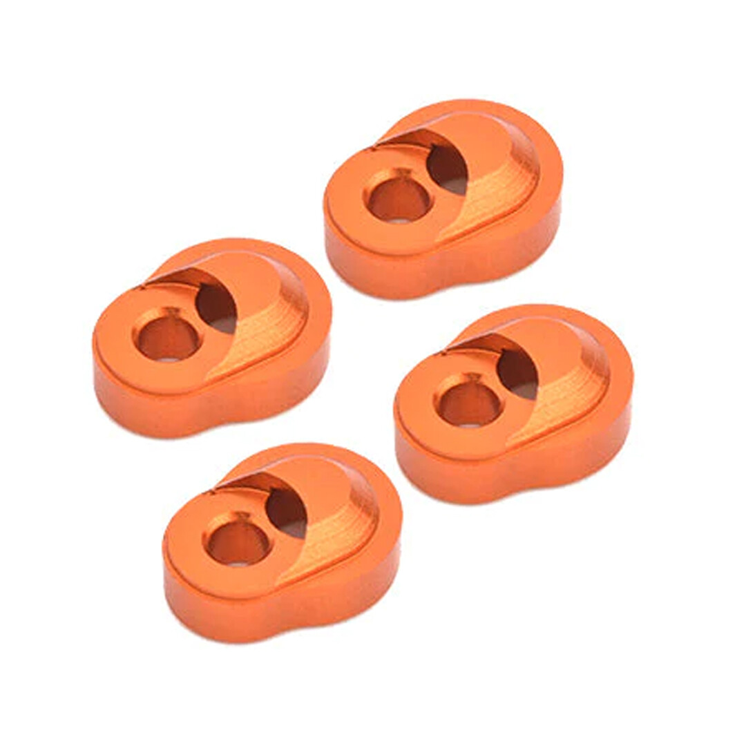 GPM Aluminum 7075 Suspension Pin Retainer Orange (4Pcs) for 1:5 Traxxas ...