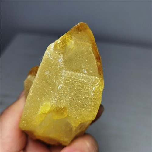 225g PRETTY Yellow AN QUARTZ CRYSTAL CLUSTER Specimen HEALING i264 - Picture 4 of 11