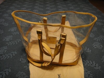 LOUIS VUITTON Isaac Mizrahi ToteBag 100th limited Vinyl Clear