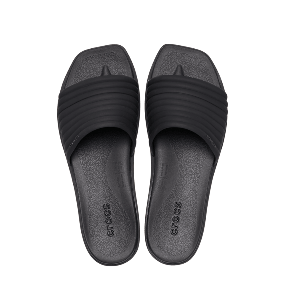 ◆CROCS◆ Women's Miami Slides BK 24SWSL209794 NEW CROCS WOMEN'S MIAMI SLIDE 209794 BLACK | eBay