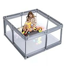 Baby Playpen, Extra Safe with Anti-Collision Foam Playpens for Kids