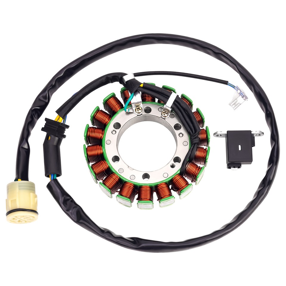 Caltric Stator For Honda TRX450 Caltric Stator & Gasket Kit For 2004-2005 Honda TRX450/TRX450R ATV - Replaces 31120-HP1-003 Honda Trx450r Oem Parts - Foto 9