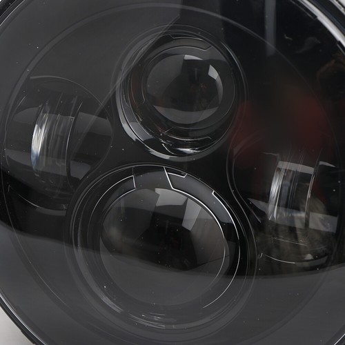 Motorcycle 7" LED Headlight Projector HI/Lo Beam For Harley For Jeep JK TJ LJ - Picture 10 of 11