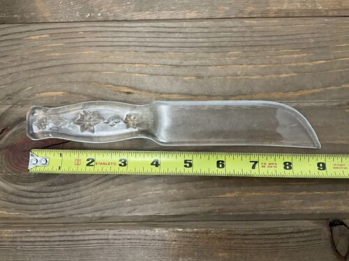 Coltello Vetro Depressione 9,25” Pat 2B S2 Vintage Made In USA - Foto 5 di 21