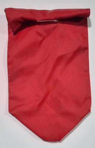 Vintage 1988 McDonald's Red Cloth Lunch Bag Happy Meal Reusable Sack Kool Pak - Picture 3 of 5