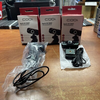 Lot of 5 Codi A05024 Aquila HD 1080P  Webcam