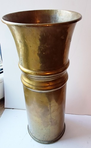 Trench Art Brass Vase Shell 1944 - Picture 6 of 8