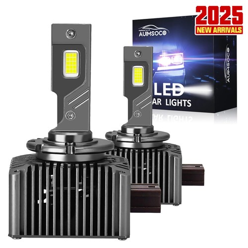 2x D1S D1R LED Lights Bulb 180W 6000K High Low Beam HID Xenon Conversion Kit