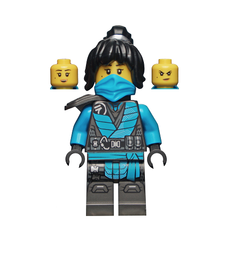 Lego Nya 71745 Mask and Hair The Island Ninjago Minifigure | eBay