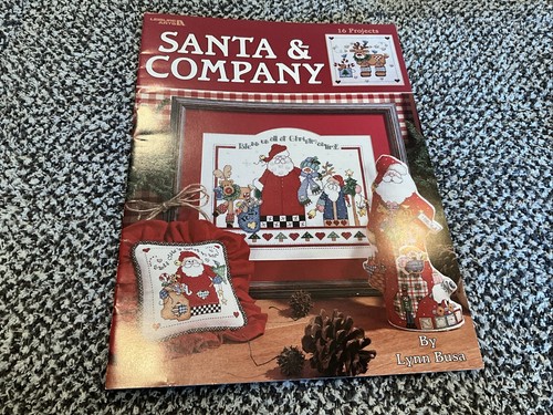16 Designs Cristmas Santa & Company Snowman Cross Stitch PATTERN Booklet/Leaflet - Picture 1 of 4