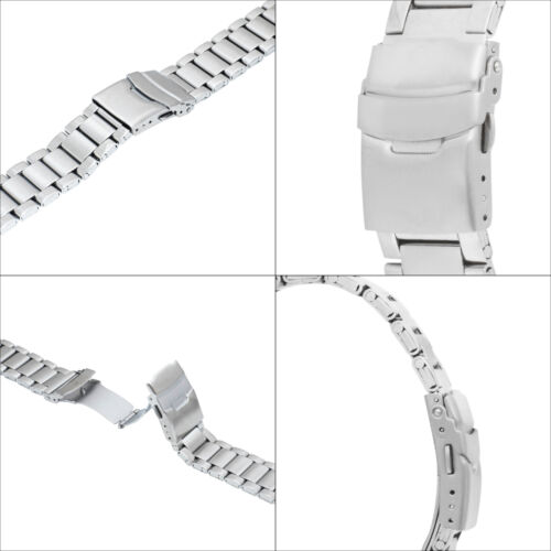 18mm Curved Steel Metal Watch Band Bracelet for Mido Baroncelli I II III - Picture 4 of 12