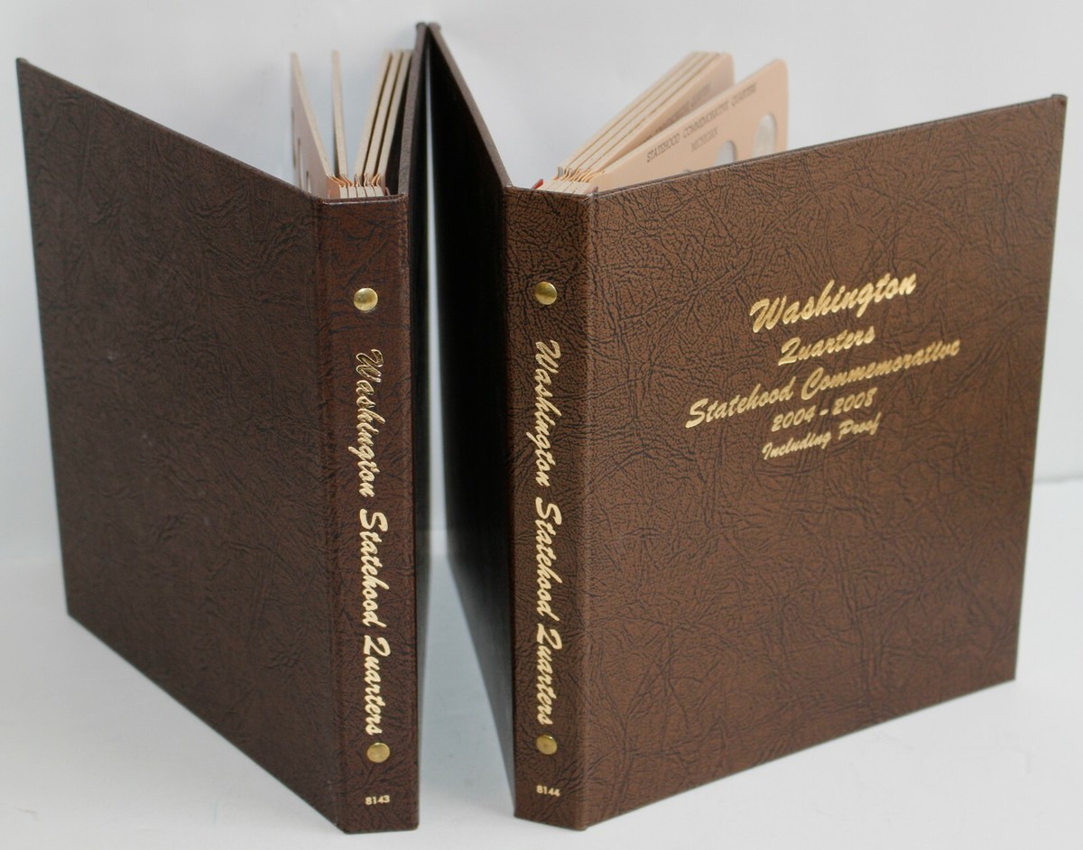 Washington Quarter Statehood 1999 thru 2008 P and D UNC Proof and