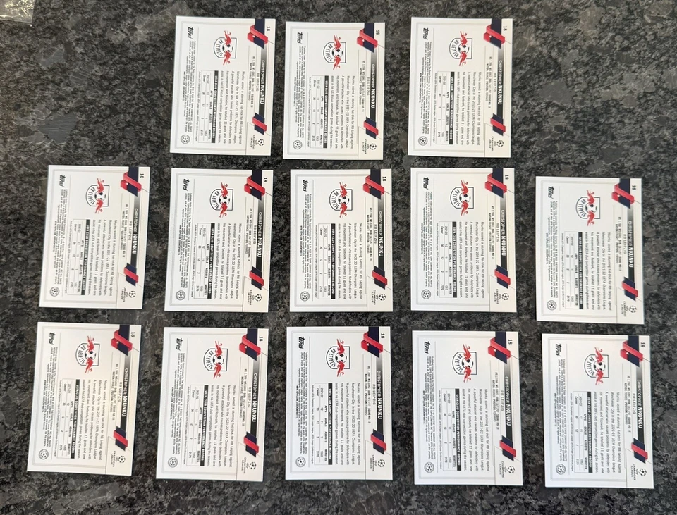 LOT (13) 2022-23 Topps Chrome UEFA Club Competitions CHRISTOPHER NKUNKU #18 - Image 2 of 2