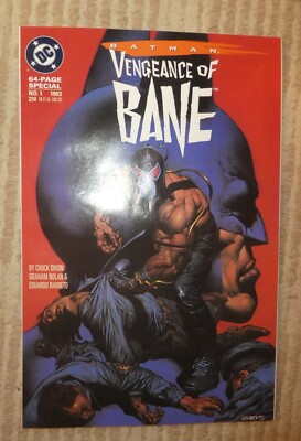 Dc Comics Vengeance of Bane Breaking Batman 1 9.0 VFN+ 1st print 1992