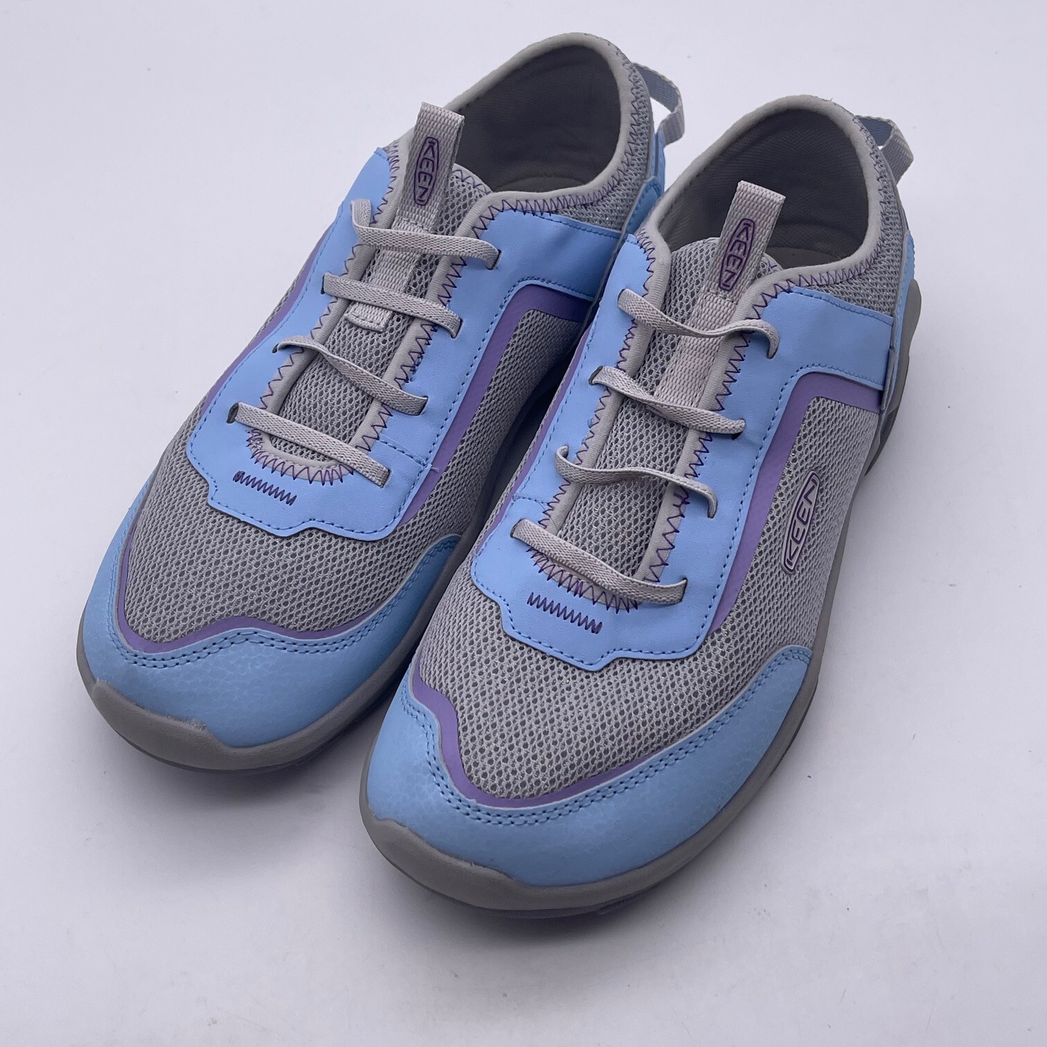 Sneaker da trekking basse KEEN Knotch Tracer per bambini grandi 7 anni argento blu