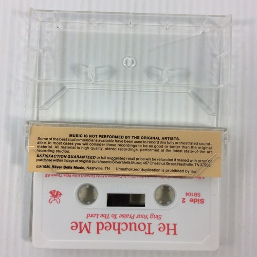 He Touched Me Sing Your Praise To The Lord Music Cassette Tape - Picture 6 of 12
