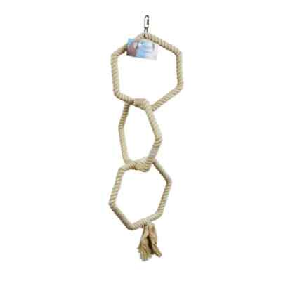 Adventure Bound Triple Rope Parrot Toy Swing, Birds, Parakeets, African ...