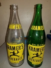 2 Kramers Beverage Glass Bottles Mount Carmel PA