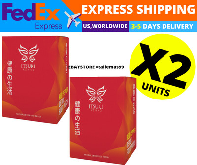 Itsuki Kenko Red Pepper & Herbal Foot Pads Patch Detoxifying ( 2 BOX )
