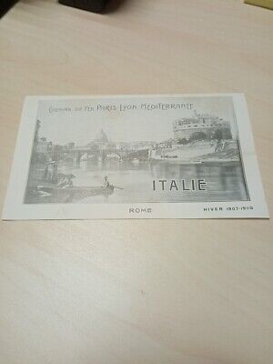 1907 guide train horaires chemins de fer ventes exceptionnelles paris Lyon méditerranée Italie SNCF