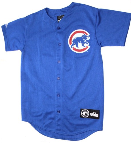 SAMMY SOSA 21 Majestic USA Chicago Cubs maglia blu donna grande L - Foto 2 di 2