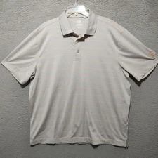 Cutter & Buck Polo Shirt Adult Extra Large Beige Golf Stoney Brook Sarasota Mens
