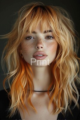 Pretty Blonde Beautiful Portrait Risque 4x6 8x10 13x19 F4387