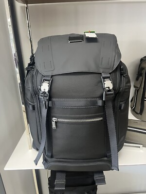 TUMI Expedition Flap Backpack Black NWT | eBay