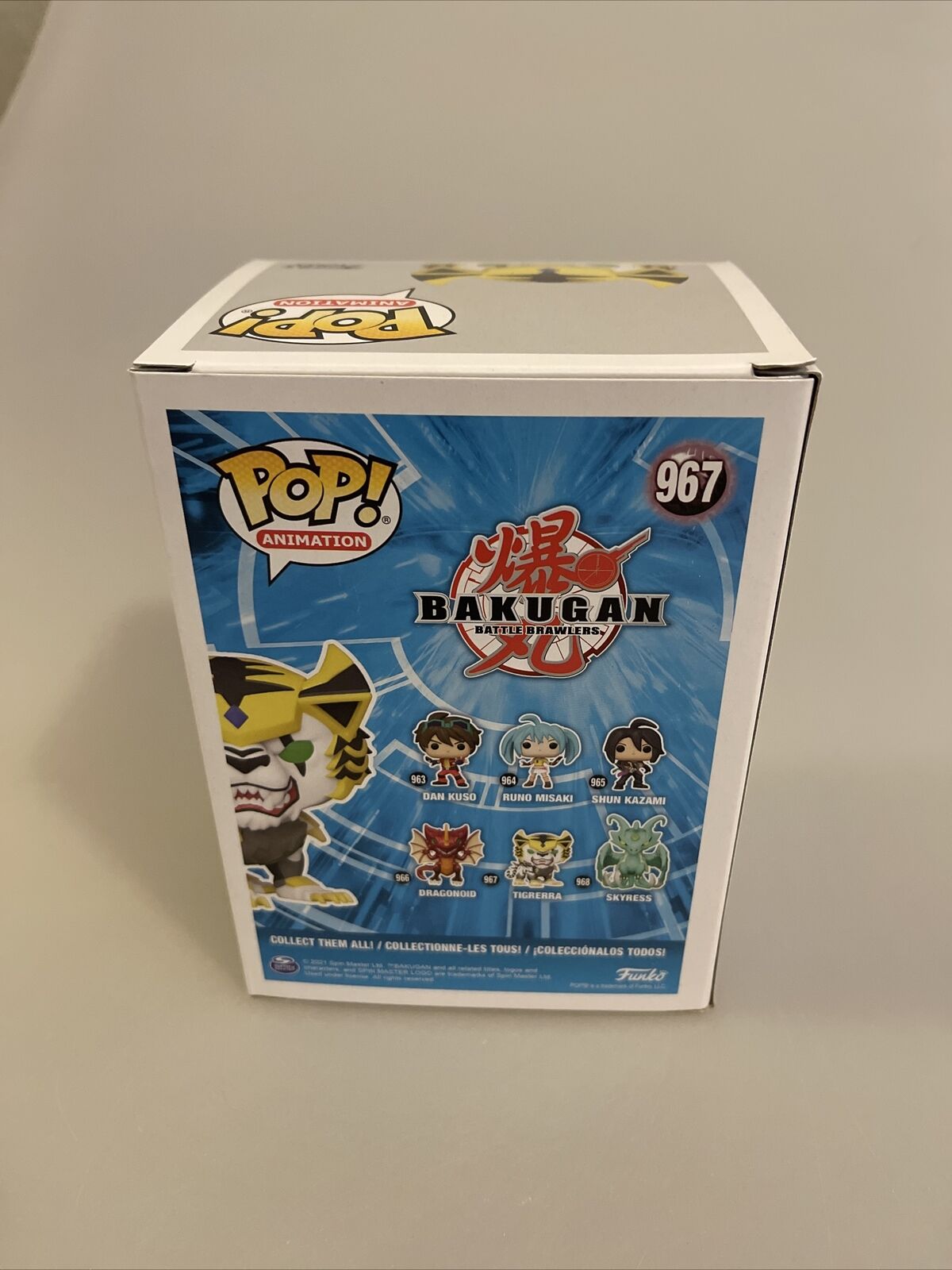 Bakugan Anime TV Series Tigrerra Vinyl POP Figure Toy #967 FUNKO NIB