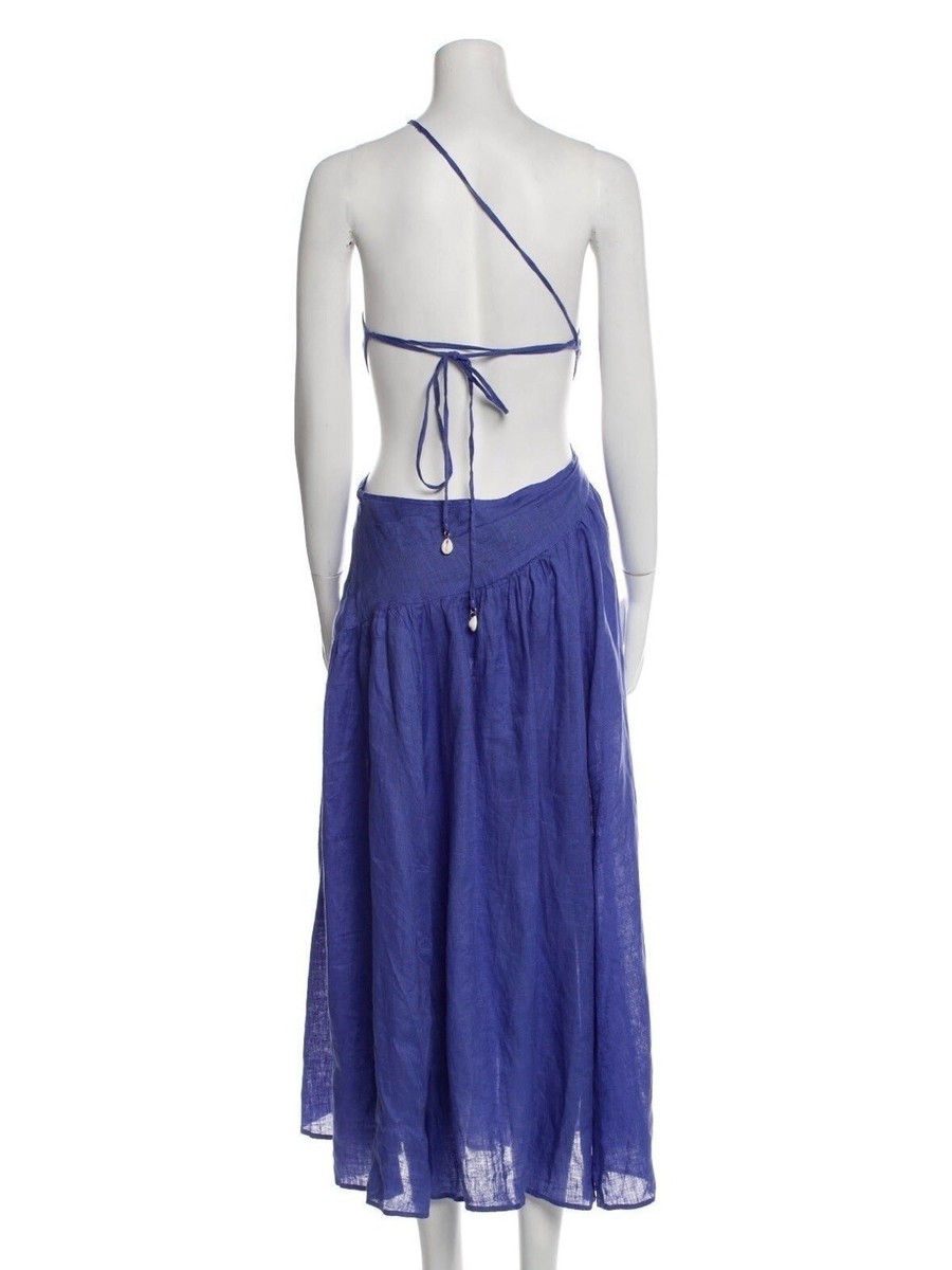 NWT Zimmermann Tropicana Asymmetric Open Back Linen Midi Dress Electric Blue AU0 | eBay NWT Zimmermann Tropicana Asymmetric Open Back Linen Midi Dress Electric Blue AU0 | eBay