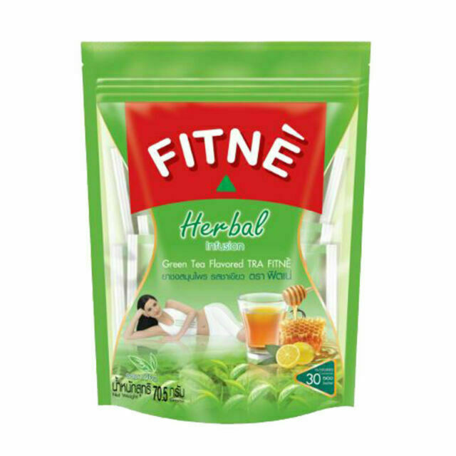 Fitne Green Slimming Tea Sachets with Vitamin C and Senna - Pack of 30