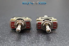 2 PCS TOGGLE SWITCH SPDT ON-OFF-ON TOGGLE 10 AMP 250V 15 AMP 125V 3 PIN EC-1535