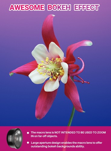 APEXEL New Upgrated 4k HD 100mm Macro Micro Lens With CPL for iPhone Samsung - Photo 7 sur 15