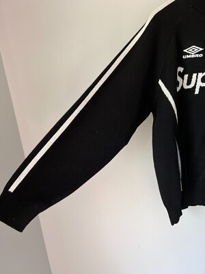 トップス Supreme x Umbro Zip Up Sweater Black M Supreme Umbro Zip Up Sweater Black Men's - SS25 - US