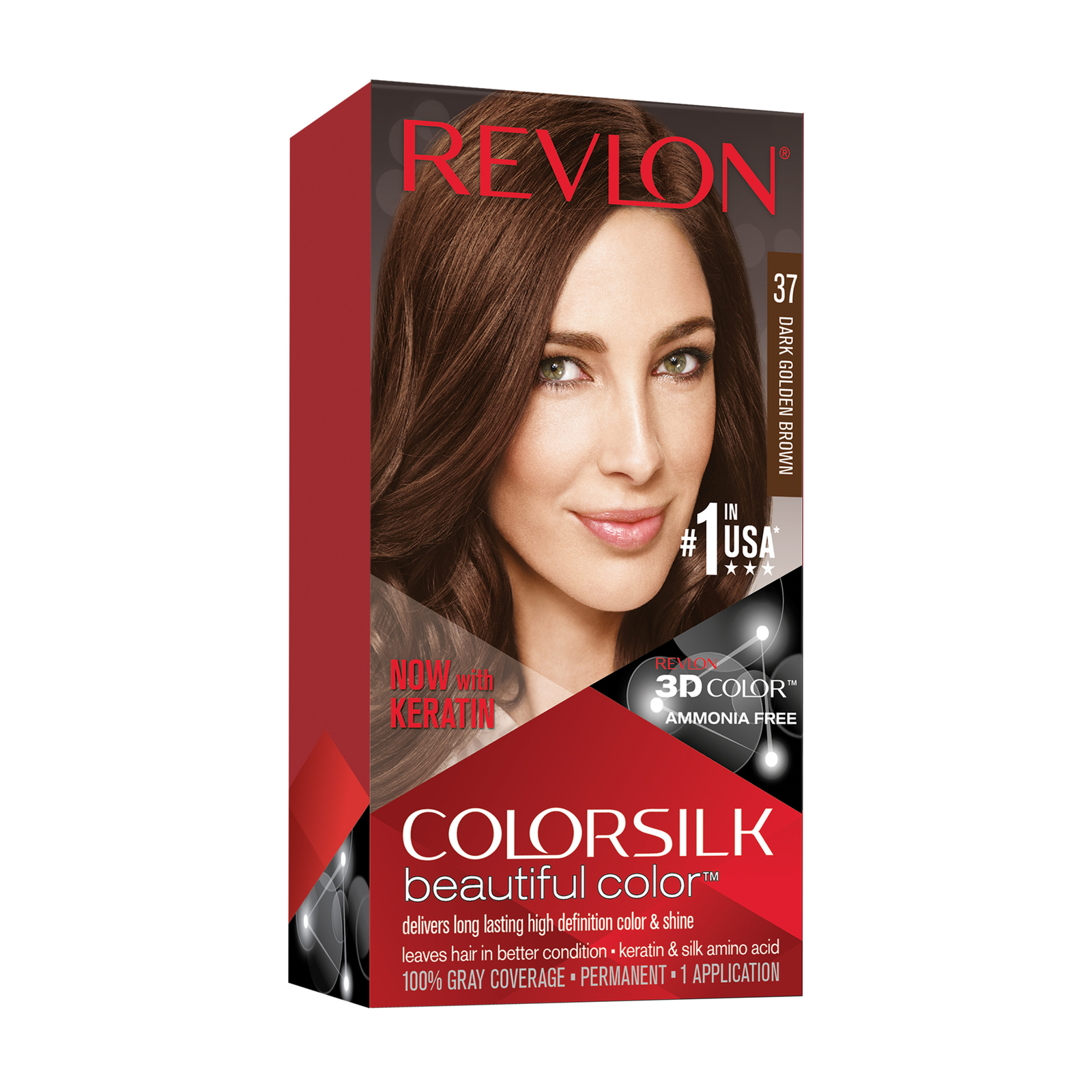 Silk Permanent Hair Color, Long-lasting Ammonia Free, Pack O