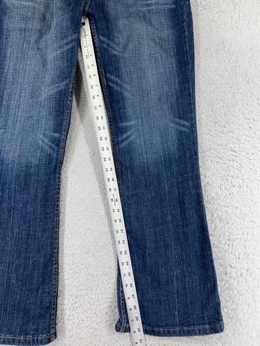 Denim Co Pants Womens 14 Blue Denim Jeans Flared Cotton Blend Low Rise 33x30 - Picture 8 of 16