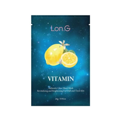 Lon.G Vitamin C Niacinamide Sheet Mask set of 10 Korean hyperpigmentation Bright