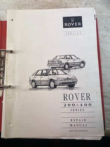 Rover 200 And 400 Series Repair Manual AKM 6365 3rd Edition - Bild 2 von 8