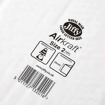 Jiffy Airkraft Mailer Size 0 Box Of 100 In White - Foto 3