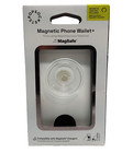 PopSockets MagSafe Magnetic Phone Wallet & Grip - White/Clear - Adapter Included