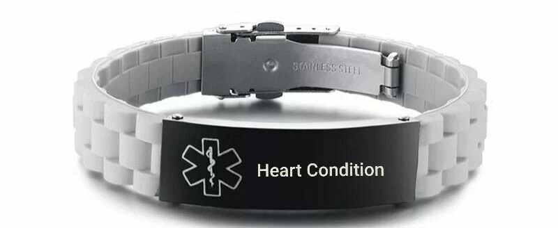 Bracelet for shop heart condition