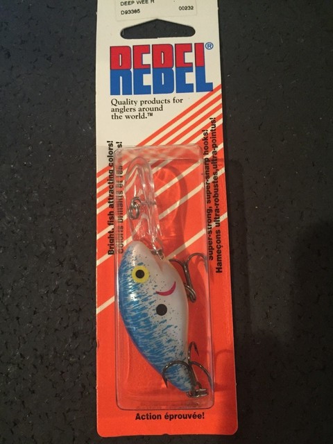 Rebel Deep Wee R Vintage D93390 Pearl White Red Eyes